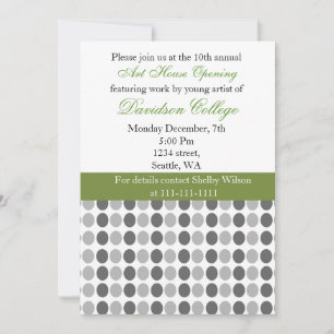 Elegant Corporate Party Invitation Kaart