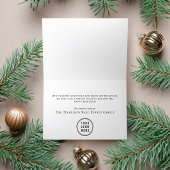 Elegant Corporate Pine Trees Waterverf Feestdagen Kaart