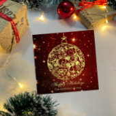 Elegant Corporate Prettige feestdagen Gold Ornamen