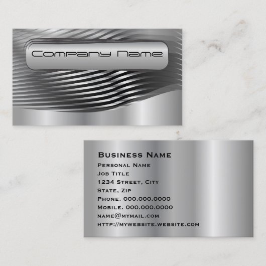 Elegant Corporate Visitekaartje (Voorkant / Achterkant)