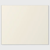 Elegant Cosmic Latte Cream Solid Color Background Cadeaupapier (Vlak)