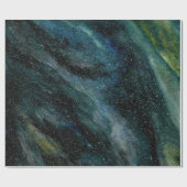 Elegant Cosmos Galaxy Waterverf Fine Art Cadeaupapier (Vlak)