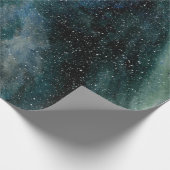 Elegant Cosmos Galaxy Waterverf Fine Art Cadeaupapier (Hoek)