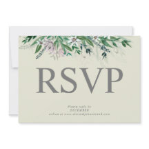 Elegant country floral border rsv[ uitnodiging