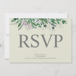 Elegant country floral border rsv[ uitnodiging