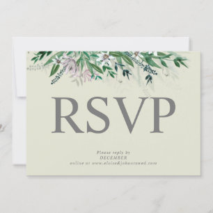 Elegant country floral border rsv[ uitnodiging
