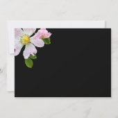 Elegant Country Roos Begrafenisaankondiging Kaart (Achterkant)