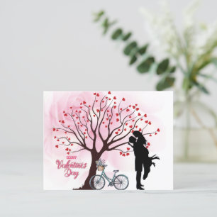 Elegant Couple Lover Valentijnsdag Briefkaart