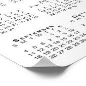 Elegant Couple Photo and Names 2022 Calendar Poster (Hoek)