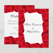 elegant couple red roses kaart (Voorkant / Achterkant)