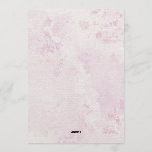 Elegant Courtyard Bistro Theme Romantic Wedding Kaart (Achterkant)