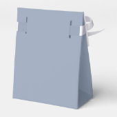 Elegant Couture | Dusty Blue Wedding Bedankdoosjes (Achterkant)