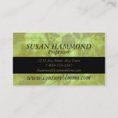 Elegant Couture Floral Visitekaartje (Achterkant)