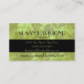 Elegant Couture Florist Visitekaartje (Achterkant)