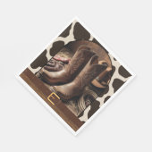 Elegant Cowgirl Boots Baby Shower Servet (Hoek)