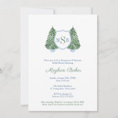 Elegant Cozy Monograms Mimosas Vrijgezellenfeest P Kaart (Voorkant)