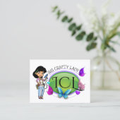 Elegant Craft Visitekaartje Contactkaartje (Staand voorkant)