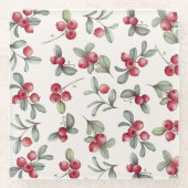 Elegant Cranberry Design Onderzetter (Voorkant)