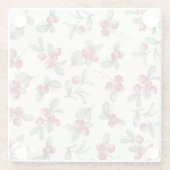 Elegant Cranberry Design Onderzetter (Achterkant)