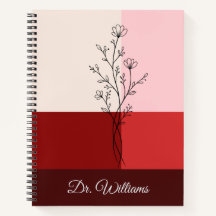 Elegant Cranberry Rode Dagboek voor Vrouwen & Afst
