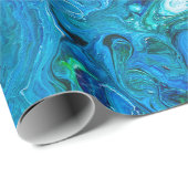 Elegant Crazy Lace Agate 2 - Blue Aqua Cadeaupapier (Rol Hoek)