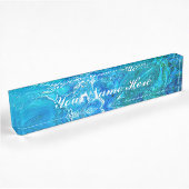 Elegant Crazy Lace Agate 2 - Blue Aqua Naambordje