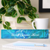 Elegant Crazy Lace Agate 2 - Blue Aqua Naambordje