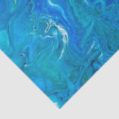 Elegant Crazy Lace Agate 2 - Blue Aqua Tissuepapier (Detail)