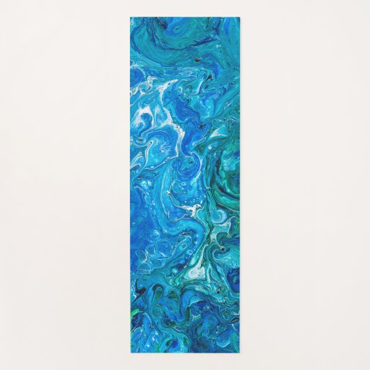 Elegant Crazy Lace Agate 2 - Blue Aqua Yogamat (Voorkant)
