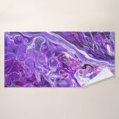 Elegant Crazy Lace Agate 7 - Ultra Violet Paars Badhanddoek (Badhanddoek)