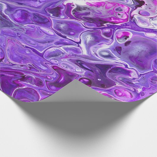 Elegant Crazy Lace Agate 7 - Ultra Violet Paars Cadeaupapier (Hoek)