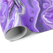 Elegant Crazy Lace Agate 7 - Ultra Violet Paars Cadeaupapier (Rol Hoek)