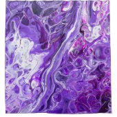Elegant Crazy Lace Agate 7 - Ultra Violet Paars Douchegordijn (Voorkant)