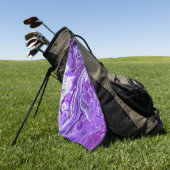 Elegant Crazy Lace Agate 7 - Ultra Violet Paars Golfhanddoek (Groen)