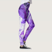 Elegant Crazy Lace Agate 7 - Ultra Violet Paars Leggings (Rechts)