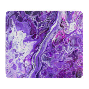 Elegant Crazy Lace Agate 7 - Ultra Violet Paars Snijplank