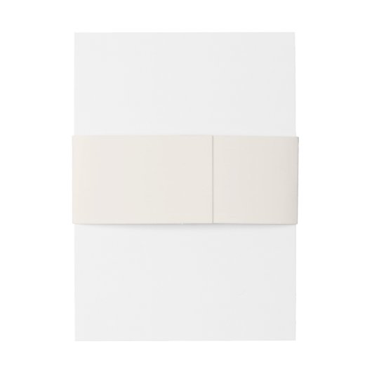 Elegant Cream and Black Wedding Uitnodigingen Wikkel (Achterkant Voorbeeld)