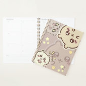 Elegant Cream Bear Pattern Weekly Planner  (Display)