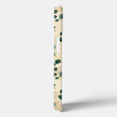 Elegant Cream Gold Whimsical Eucalyptus Greenery Case-Mate iPhone Case (Achterkant / Rechts)