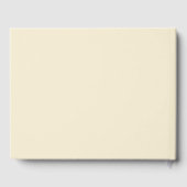 Elegant Cream Gouden Beige Bruiloft Gast Boek (Achterkant)