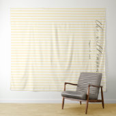 Elegant Cream Pinstripes Wandkleed (In Situ (horizontaal))