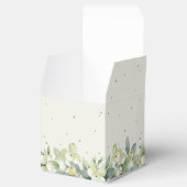 Elegant Cream Snowberry+Eucalyptus Vrijgezellenfee Bedankdoosjes (Geopend)