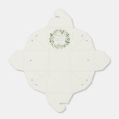 Elegant Cream Snowberry+Eucalyptus Vrijgezellenfee Bedankdoosjes (Uitgevouwen)