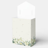 Elegant Cream Snowberry+Eucalyptus Vrijgezellenfee Bedankdoosjes (Geopend)