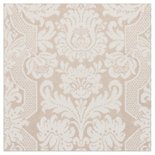Elegant  Cream Victoriaans Damascus Stof