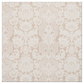 Elegant  Cream Victoriaans Damask Stof (Swatch)
