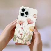 Elegant Cream Waterverf Spring Wildflower Case-Mate iPhone Case