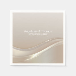 Elegant Cream Wedding Servet