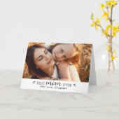 Elegant Create Your Own Mother’s Day Kaart (Gele Bloem)