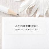 Elegant creatief minimalistisch modern professione etiket (Insitu)